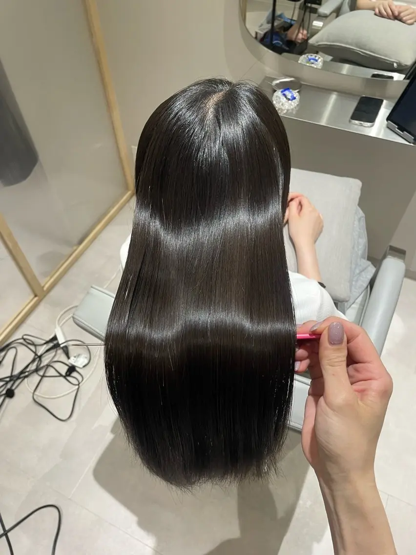 ロング 縮毛矯正 髪質改善✨Zina浦 安/個室🌈YUKIのヘアスタイル