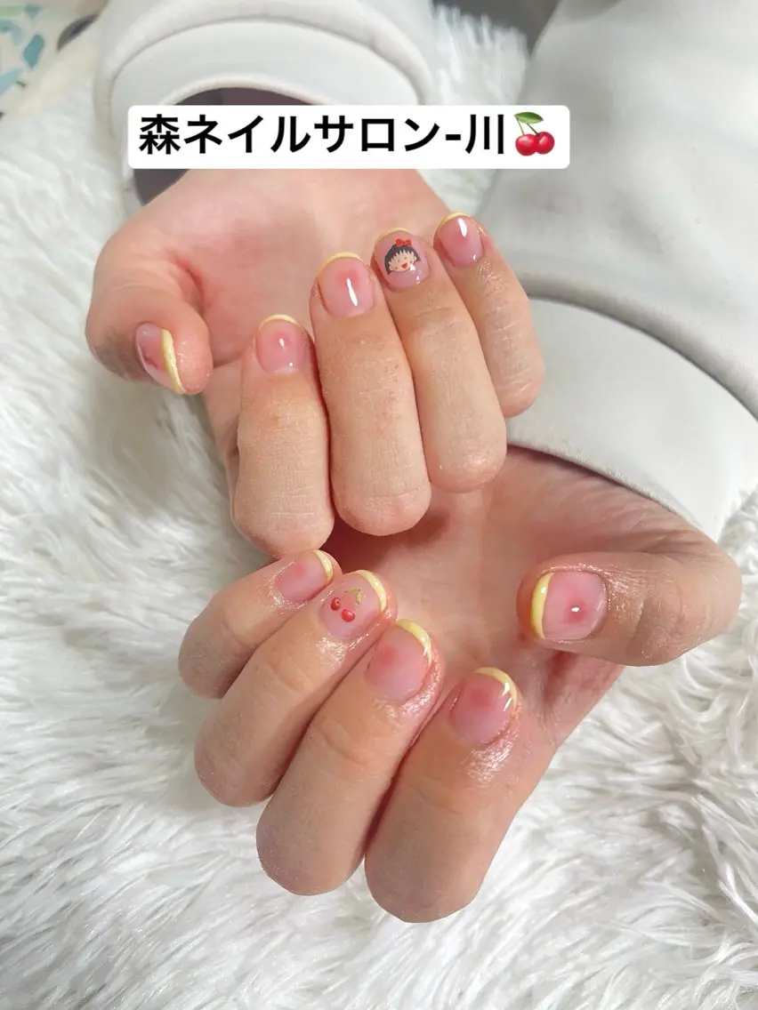 ネイル ハンドネイル 森 ネイル サロンのネイルデザイン