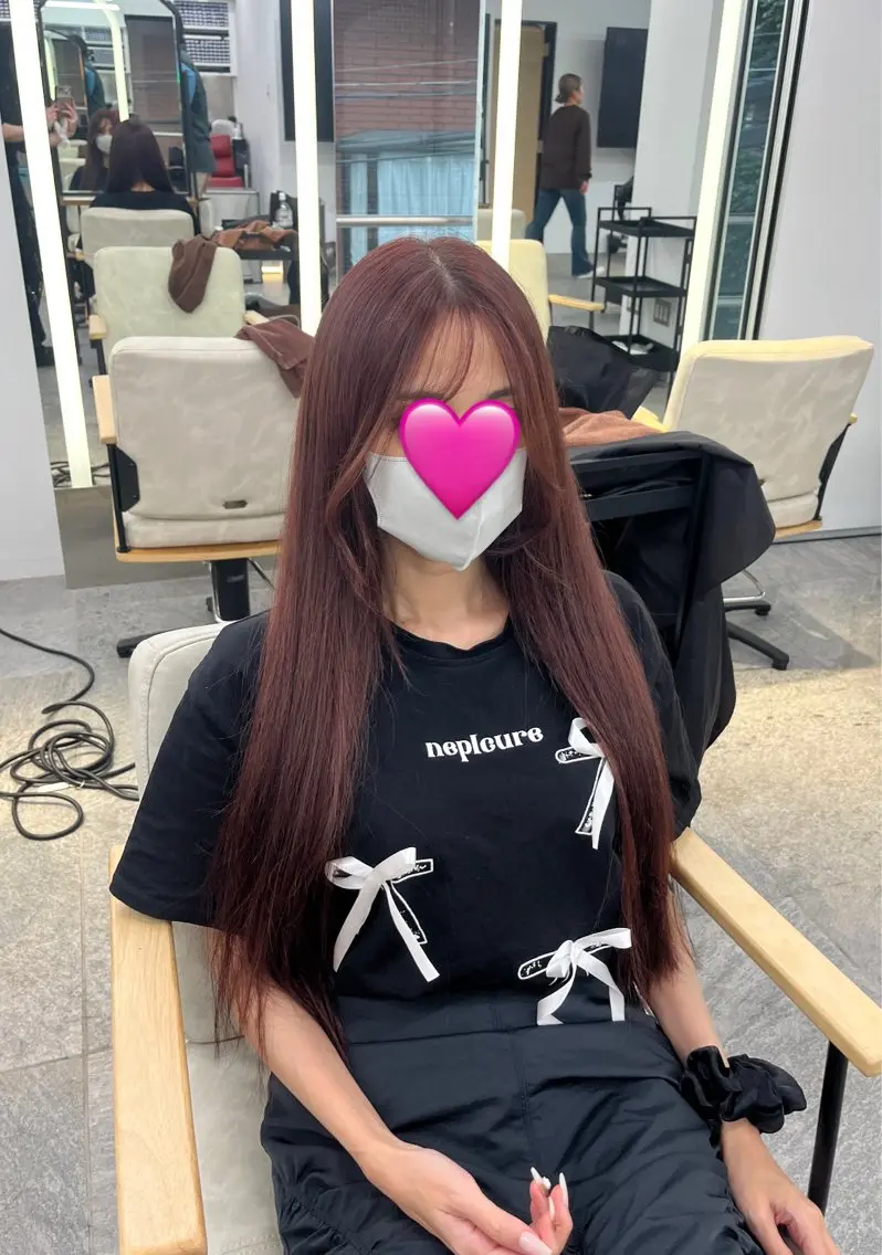 ロング カラー mit bytree MISAKI🎀のヘアスタイル