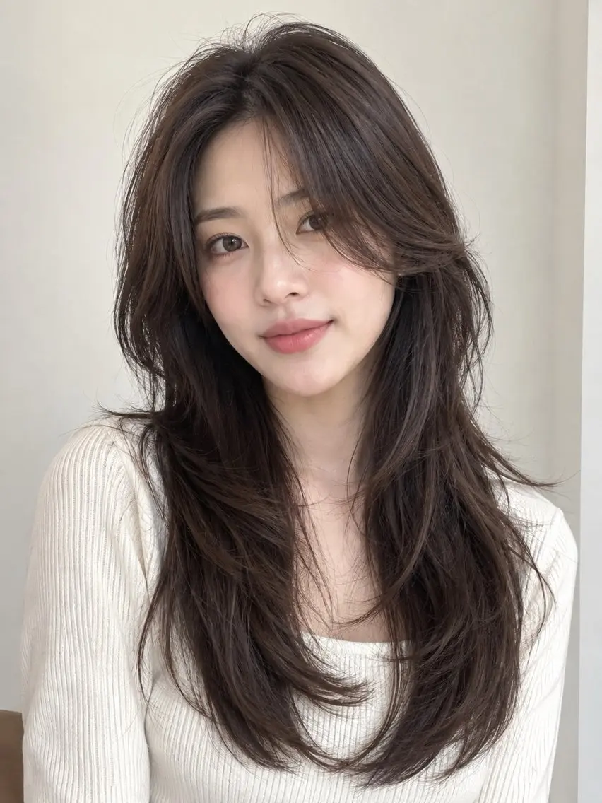 ロング カット ヘアカラー 縮毛矯正 トリートメント ✨毛髪診断で絶対綺麗 ✨美髪艶髪専門✨高浪のヘアスタイル