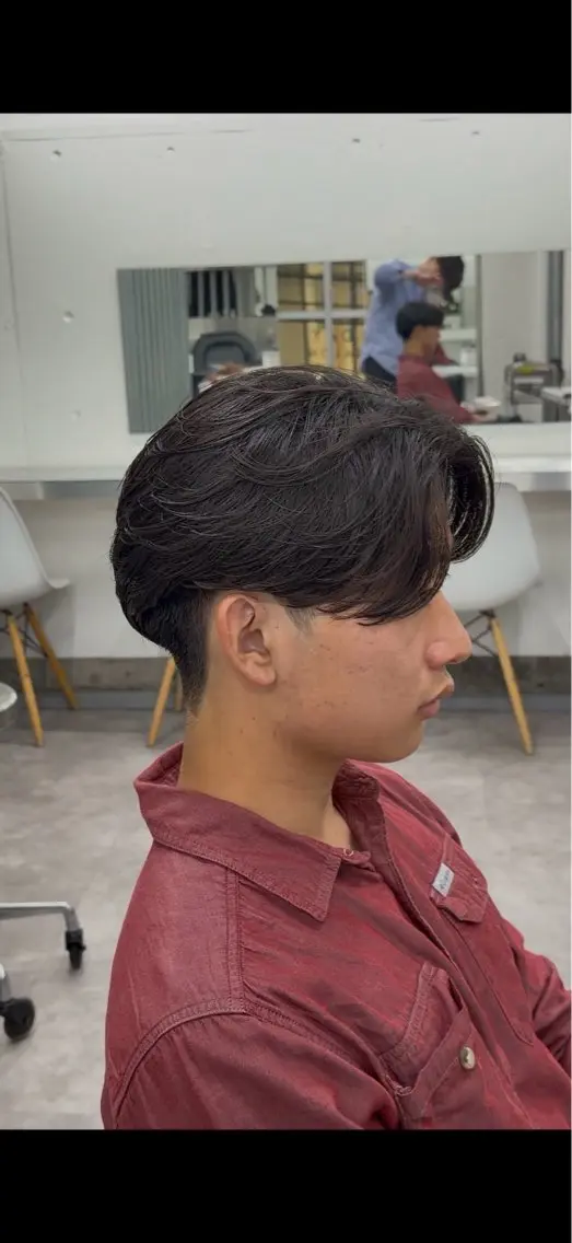 ショート パーマ メンズ カット パーマ fifthパーマ特化 ユウリのヘアスタイル