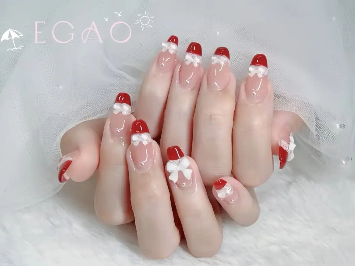 ネイル アートネイル フットネイル フレンチネイル ジェルネイル グラデーション EGAO NAIL 錦糸町店のネイルデザイン