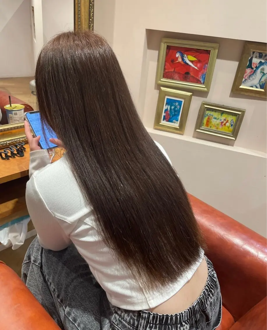 カラー ヘアカラー yui🩶 Lita  4Fのヘアスタイル
