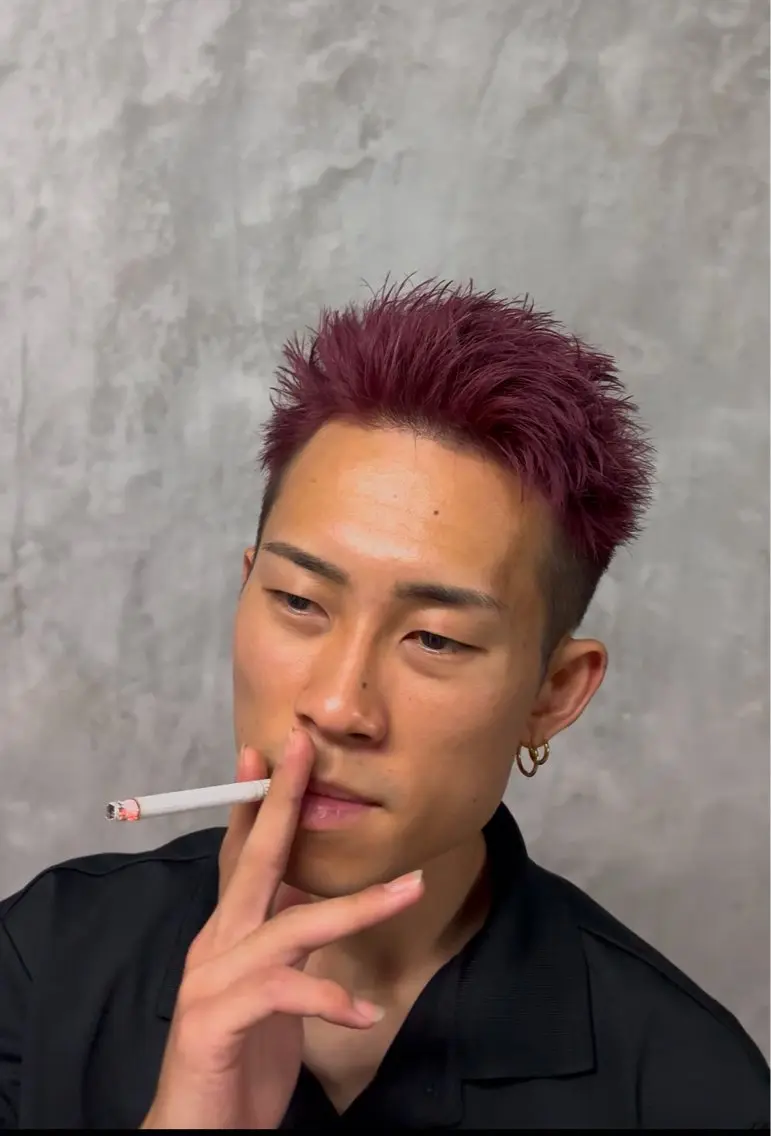 メンズ スパイキーショート カット LITA住吉 そらのヘアスタイル
