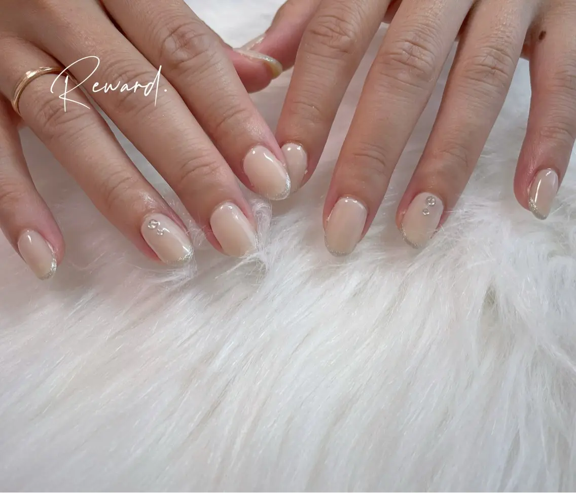 ネイル ラメ(グリッター) ストーンネイル nailroom yuのネイルデザイン