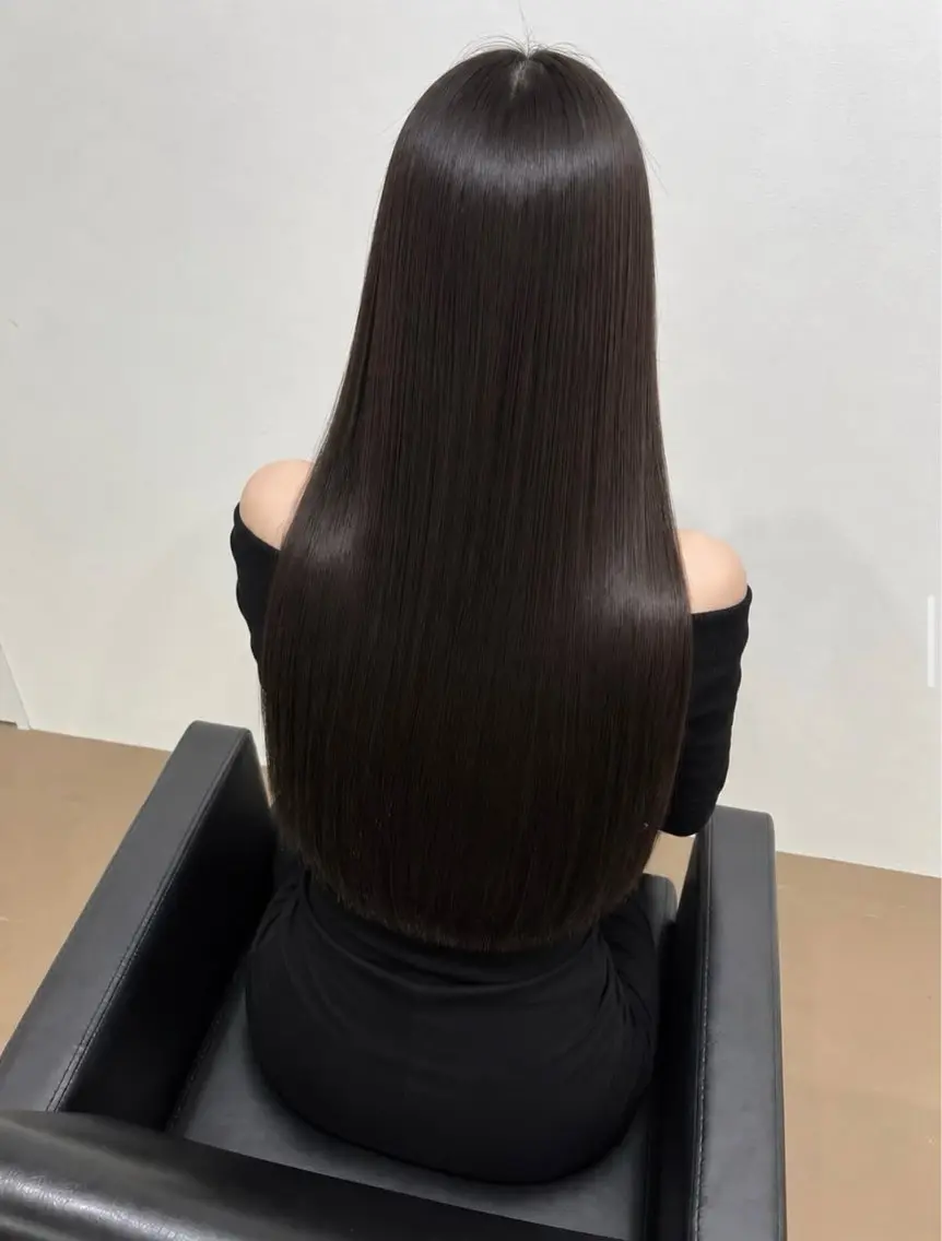 ロング 縮毛矯正 トリートメント 髪質改善/縮毛矯正/ 梅田/艶髪/はるきのヘアスタイル