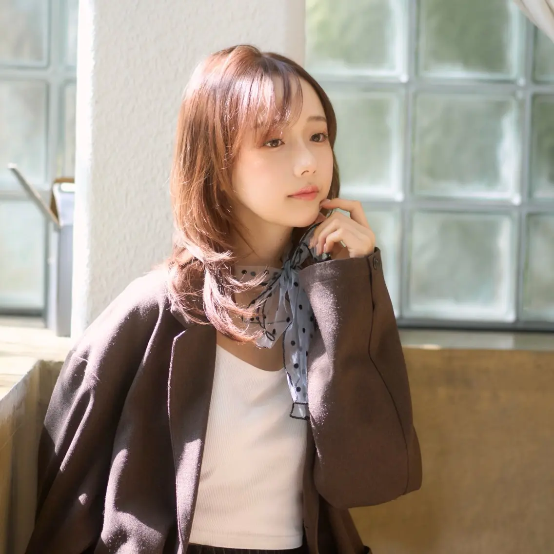 ロング カラー ヘアカラー はるな/透明感カラー /暖色カラーのヘアスタイル