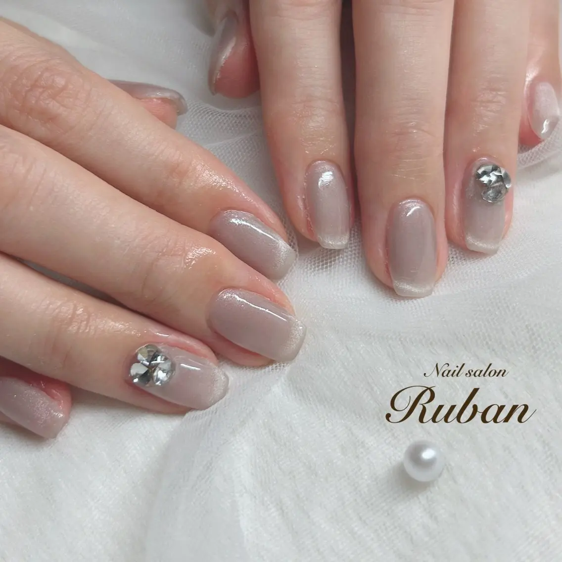 ネイル マグネットネイル Nail salon Rubanのネイルデザイン