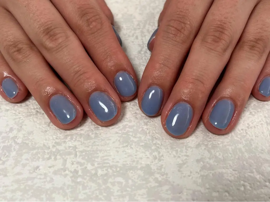 ネイル オーロラネイル フラワーネイル フットネイル フレンチネイル ジェルネイル mogunail &blowのネイルデザイン