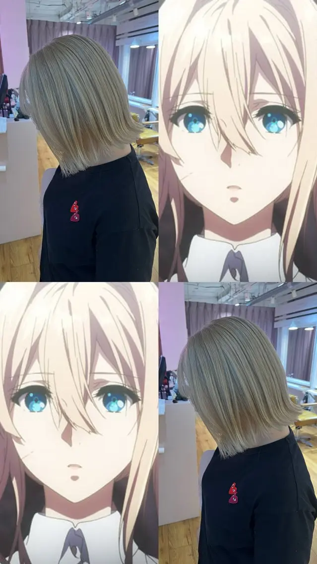 【ハイトーンしたい方用】ハイブリーチ×艶感アップカラーの写真