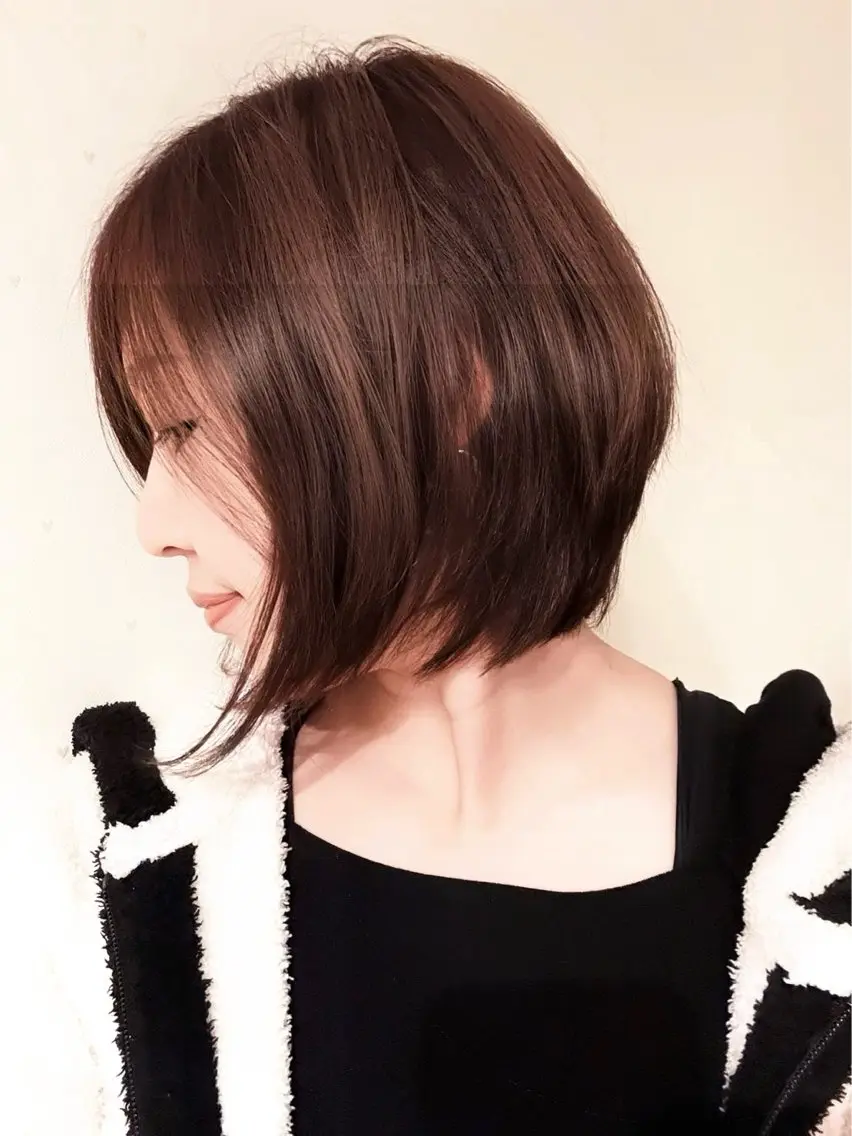 ショート カラー グラデーションカラー ボブ au美容室 栄矢場町のヘアスタイル