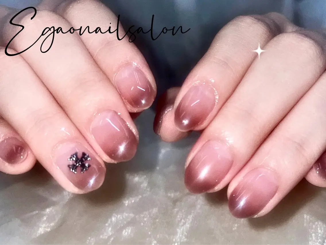 ネイル アートネイル フットネイル フレンチネイル ジェルネイル グラデーション ハンドネイル EGAO NAIL 錦糸町店のネイルデザイン