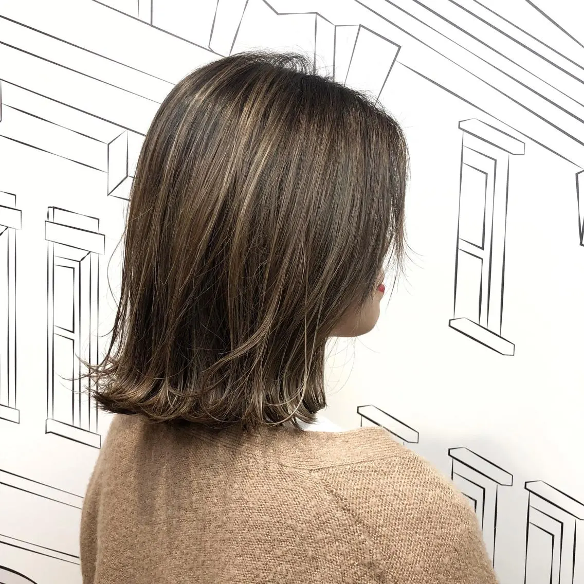 ミディアム カラー レイヤー,ボブ / 彩未のヘアスタイル