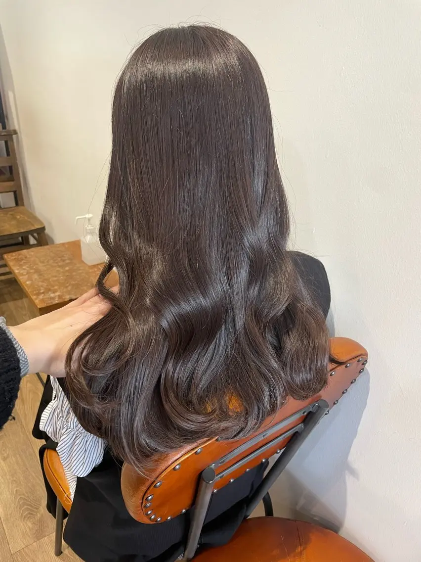 ロング カラー ヘアアレンジ カット ヘアカラー トリートメント coco♡ 韓国hairのヘアスタイル