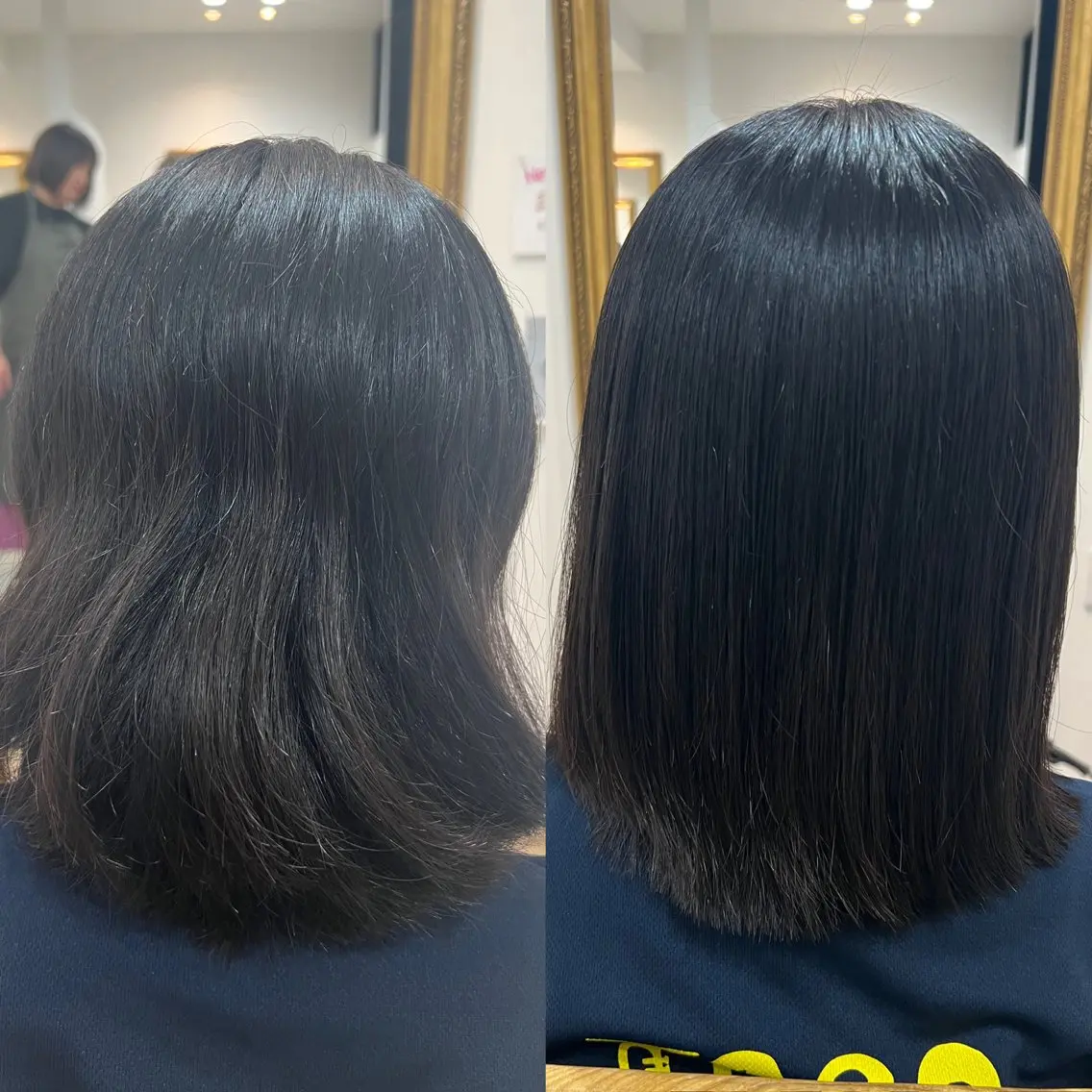 ミディアム 縮毛矯正 刀根 梓織のヘアスタイル
