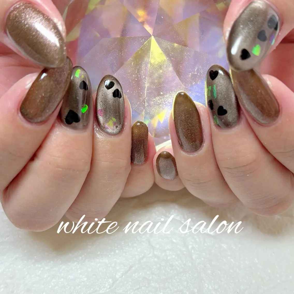 ネイル フットネイル 持ち込み ハンドネイル white nail salonのネイルデザイン