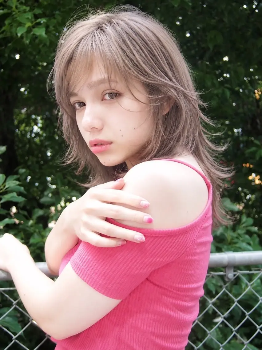 ミディアム カット 韓国/美髪 縮毛矯正 /tomoki🍀のヘアスタイル