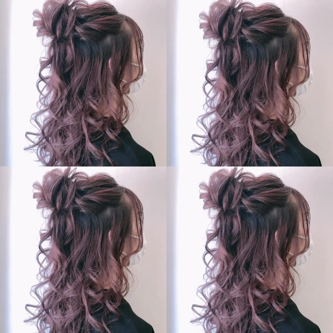 ロング ヘアアレンジ お団子ヘア ヘアセット 🌷MAYU 🌷のヘアスタイル