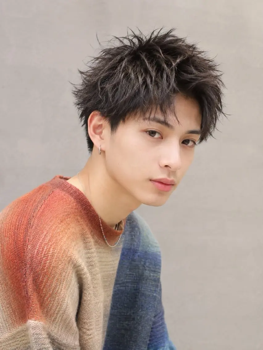 ショート メンズ スパイキーショート ショートヘア カット 🌞塙　湧貴🌞 スパイキーショートのヘアスタイル