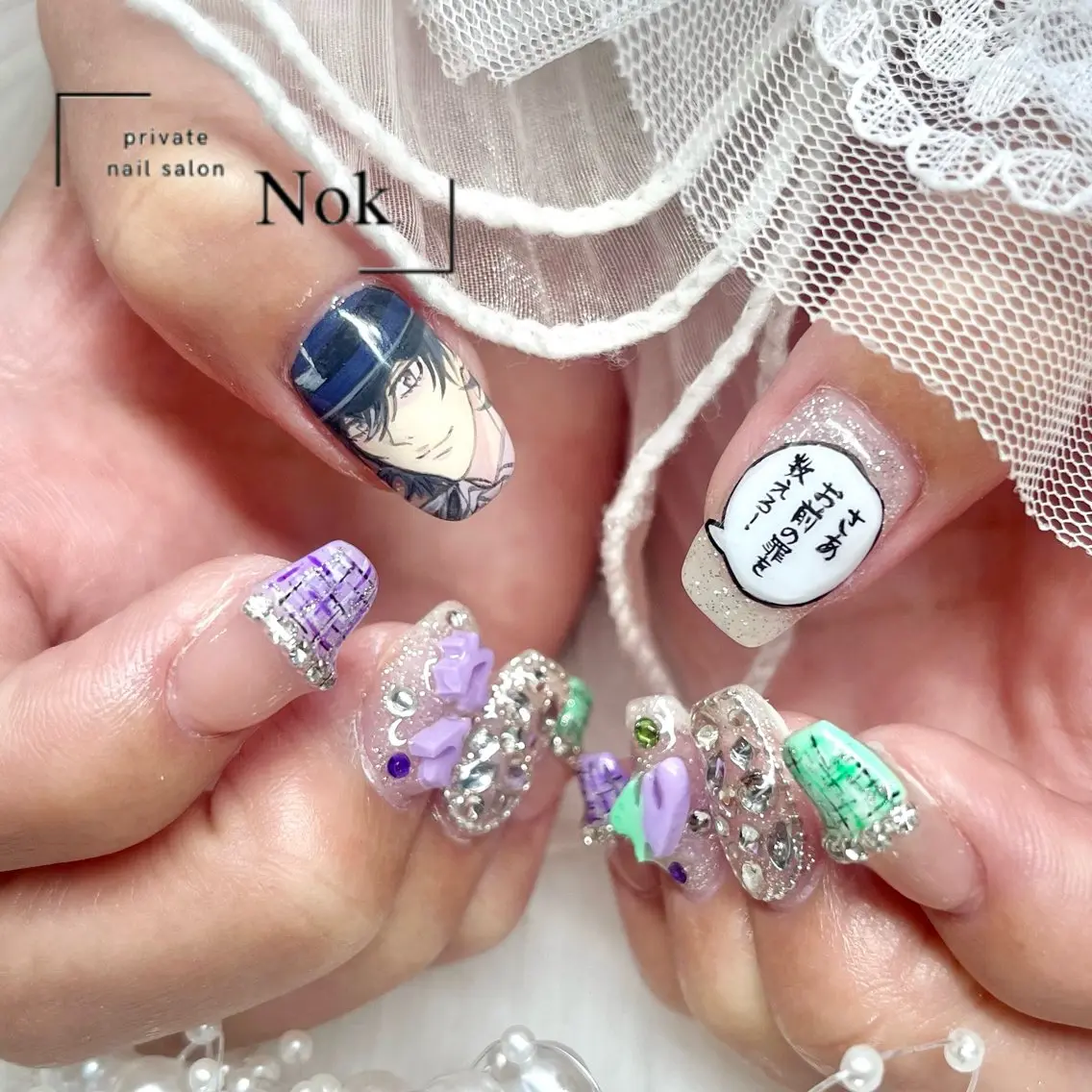 ネイル ハンドネイル 池袋痛ネイル Nok. 渡辺のネイルデザイン