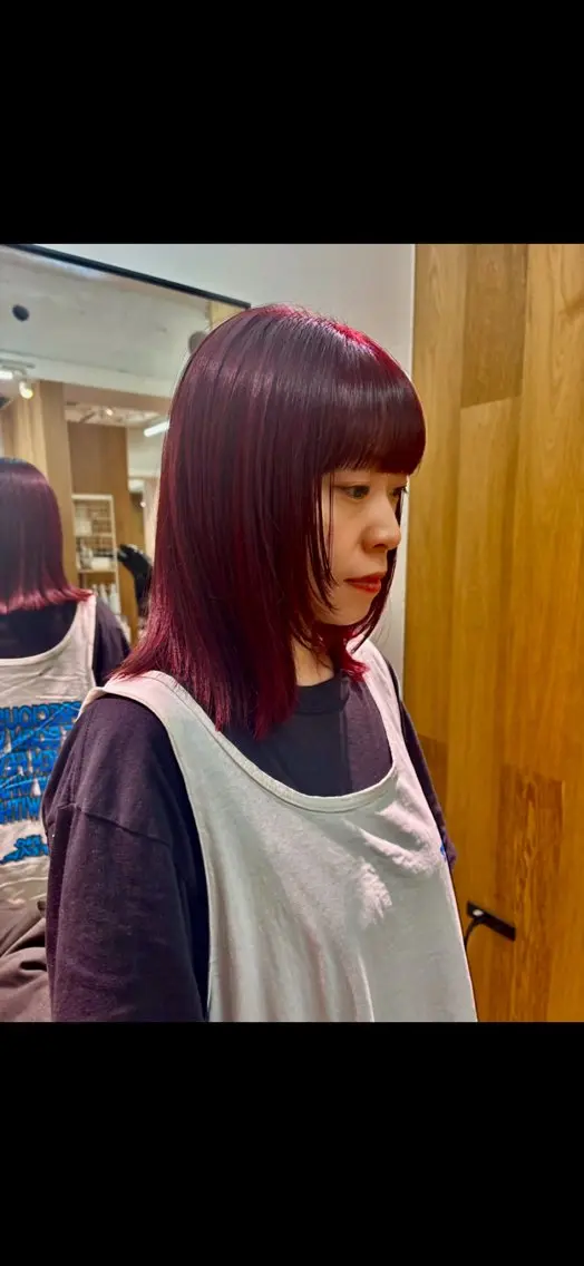 カラー ヘアカラー トリートメント natsu fujinoのヘアスタイル