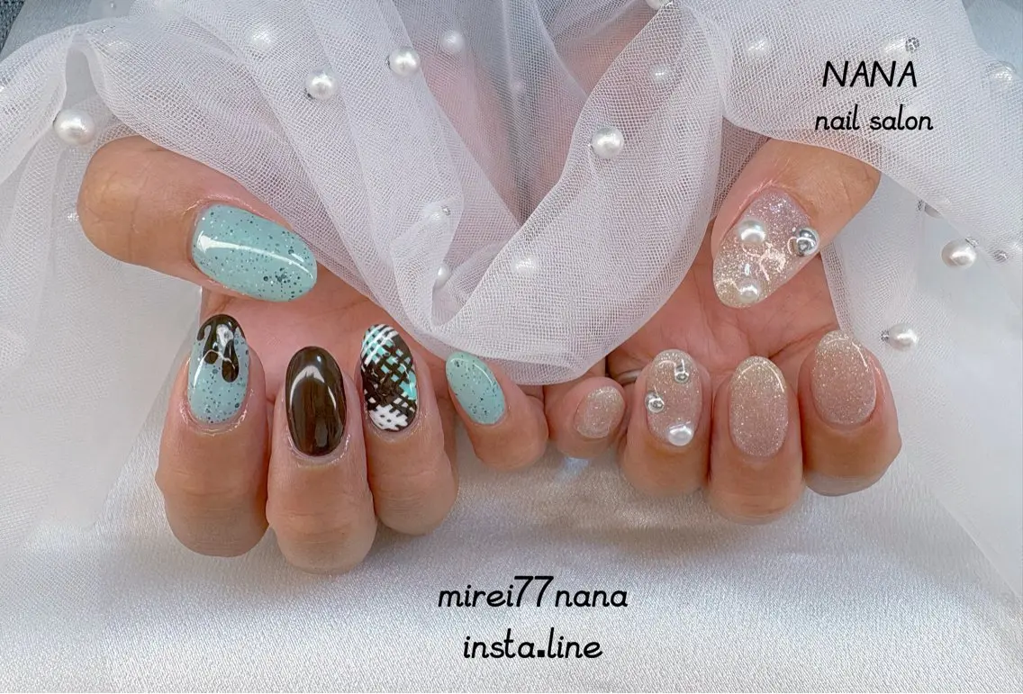 ネイル バレンタイン ハンドネイル NANA nail salonのネイルデザイン