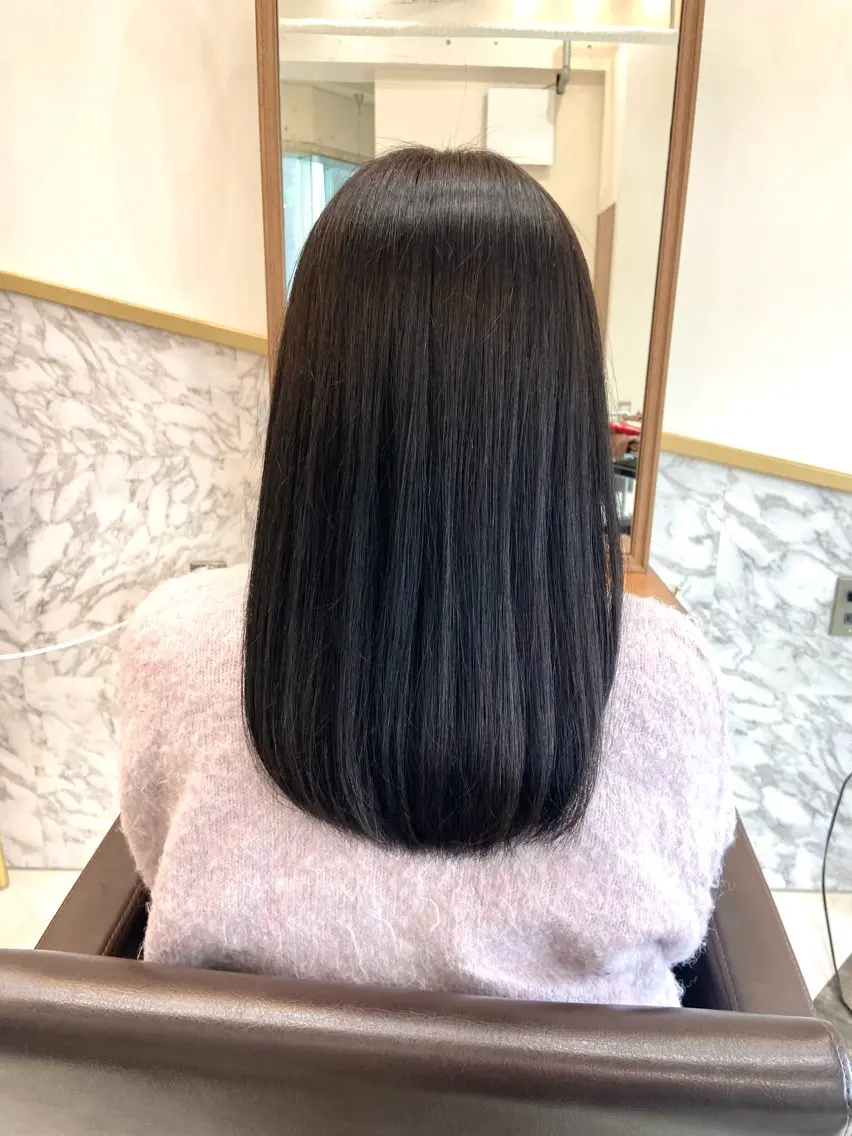 ロング 髪質改善 REM青葉台 きたじまのヘアスタイル
