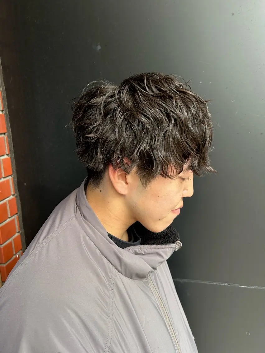 ショート パーマ メンズ メンズパーマ ツイストスパイラルパーマ スパイラルパーマ カット パーマ 【柏/メンズパーマ 特化】🍏網中勇喜のヘアスタイル