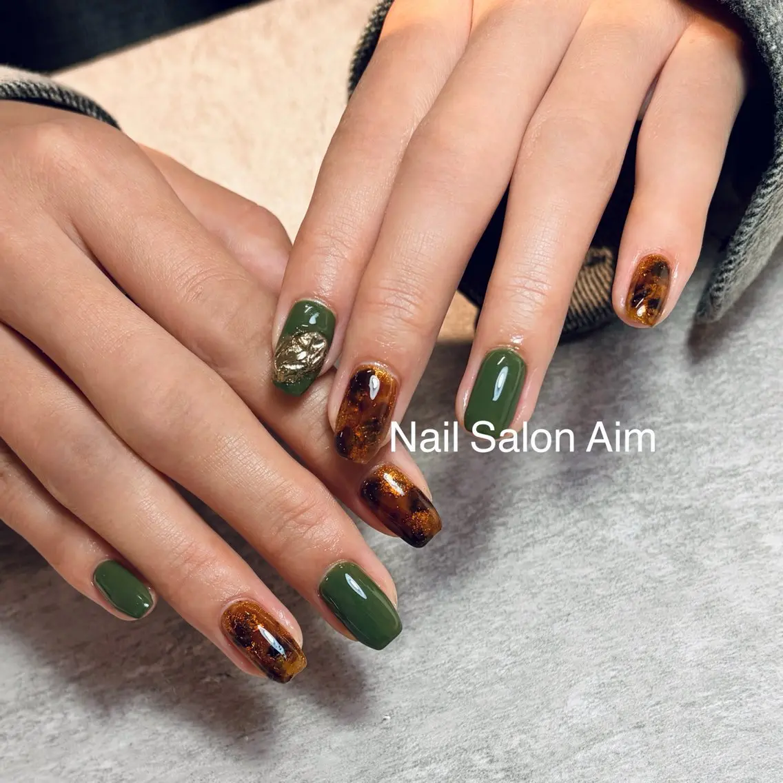 ネイル ハンドネイル Aim🌿 kanaのネイルデザイン