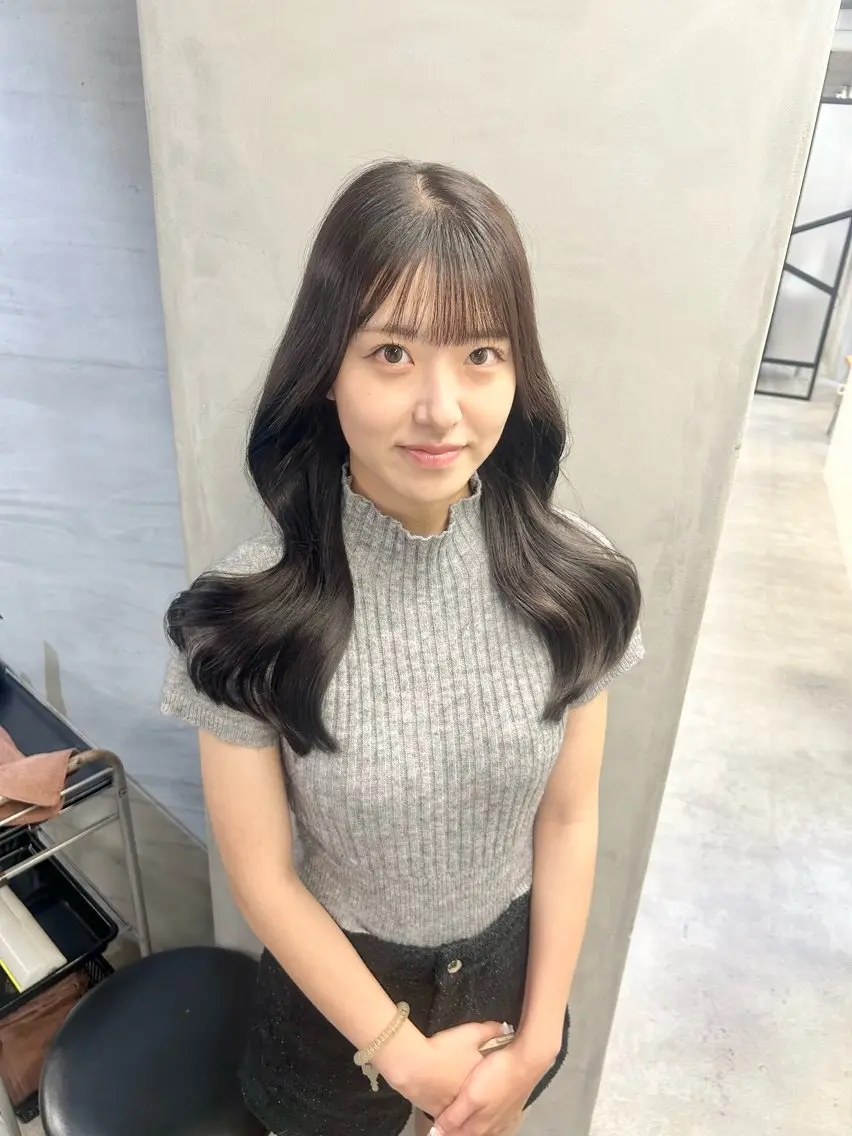 ロング ヘアカラー トリートメント 🫧髪質改善 韓国へア🌈Kotaのヘアスタイル