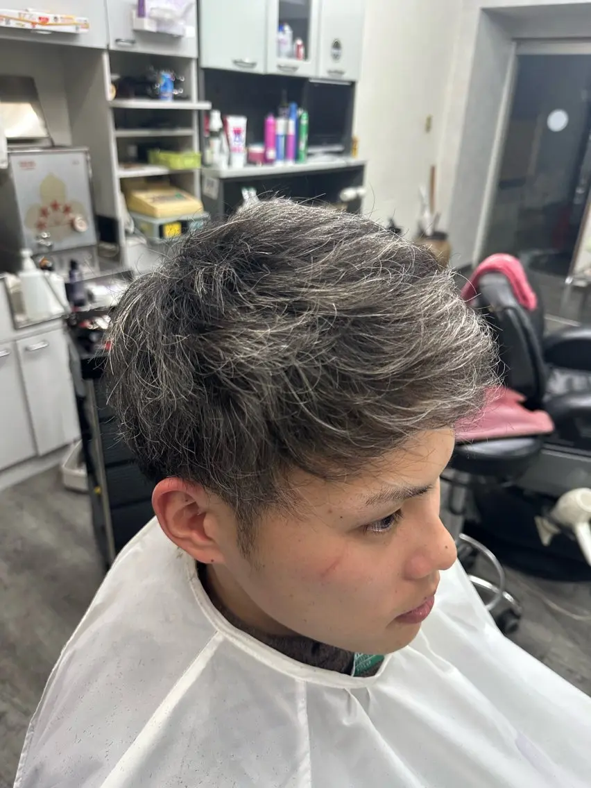カラー メンズ カット ヘアカラー WEST✂︎AKI HIRO✂︎大和高田のヘアスタイル