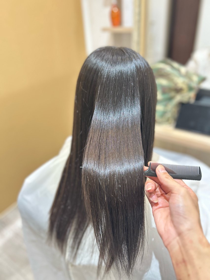 セミロング パーマ 堀 大輔のヘアスタイル