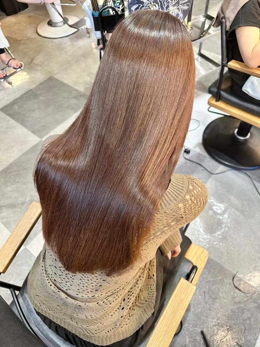 ロング 縮毛矯正 髪質改善|縮毛矯正 ◎店長◎Keitaのヘアスタイル