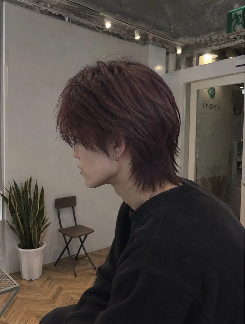 カラー メンズ カット ヘアカラー 野中 陸斗のヘアスタイル