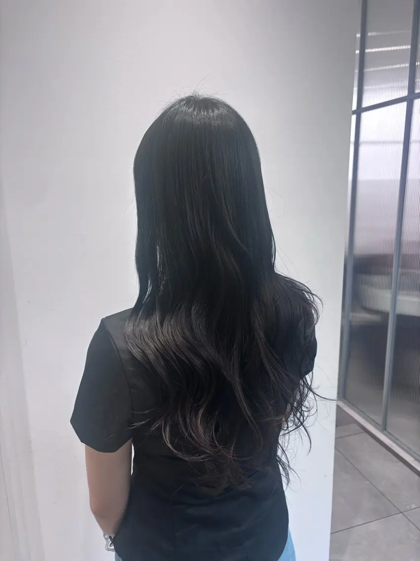 ロング ヘアカラー Rena/透明感 カラー/Wカラー🎀のヘアスタイル