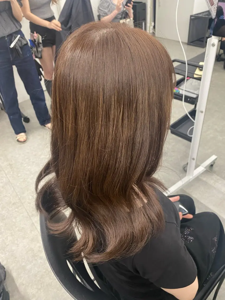 セミロング Ma2Ri /ゆるふわ暖色カラーのヘアスタイル