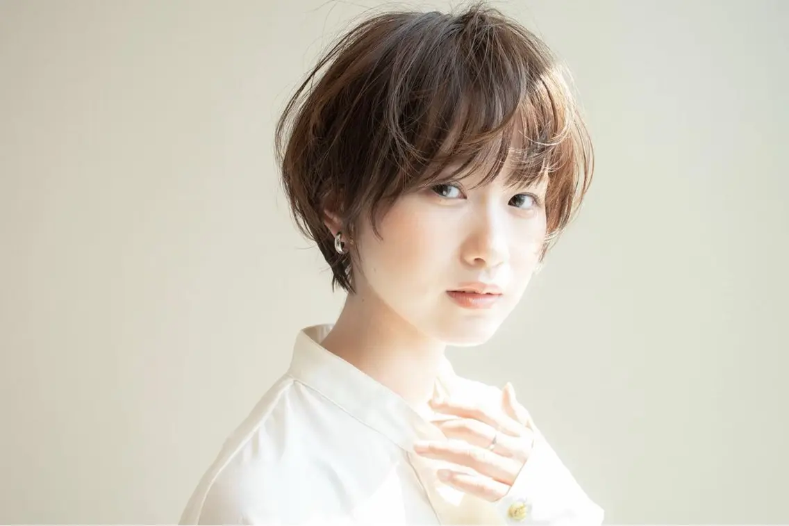 ショート カラー 天野蒼汰√モデル募集 √城東区√蒲生四丁目のヘアスタイル