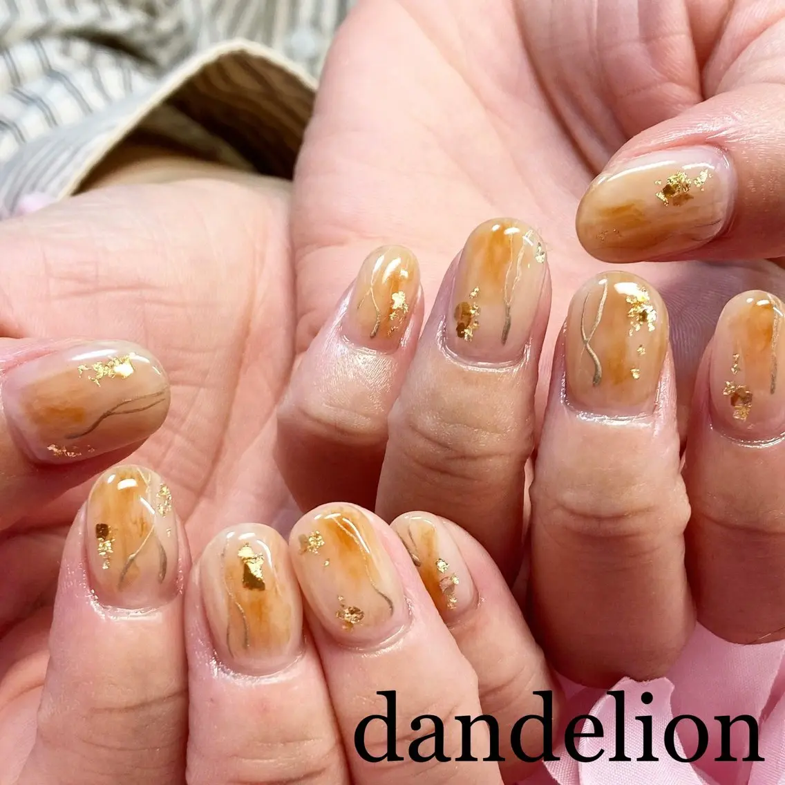 ネイル ハンドネイル ハンドケア dandelion ダンデライオンのネイルデザイン