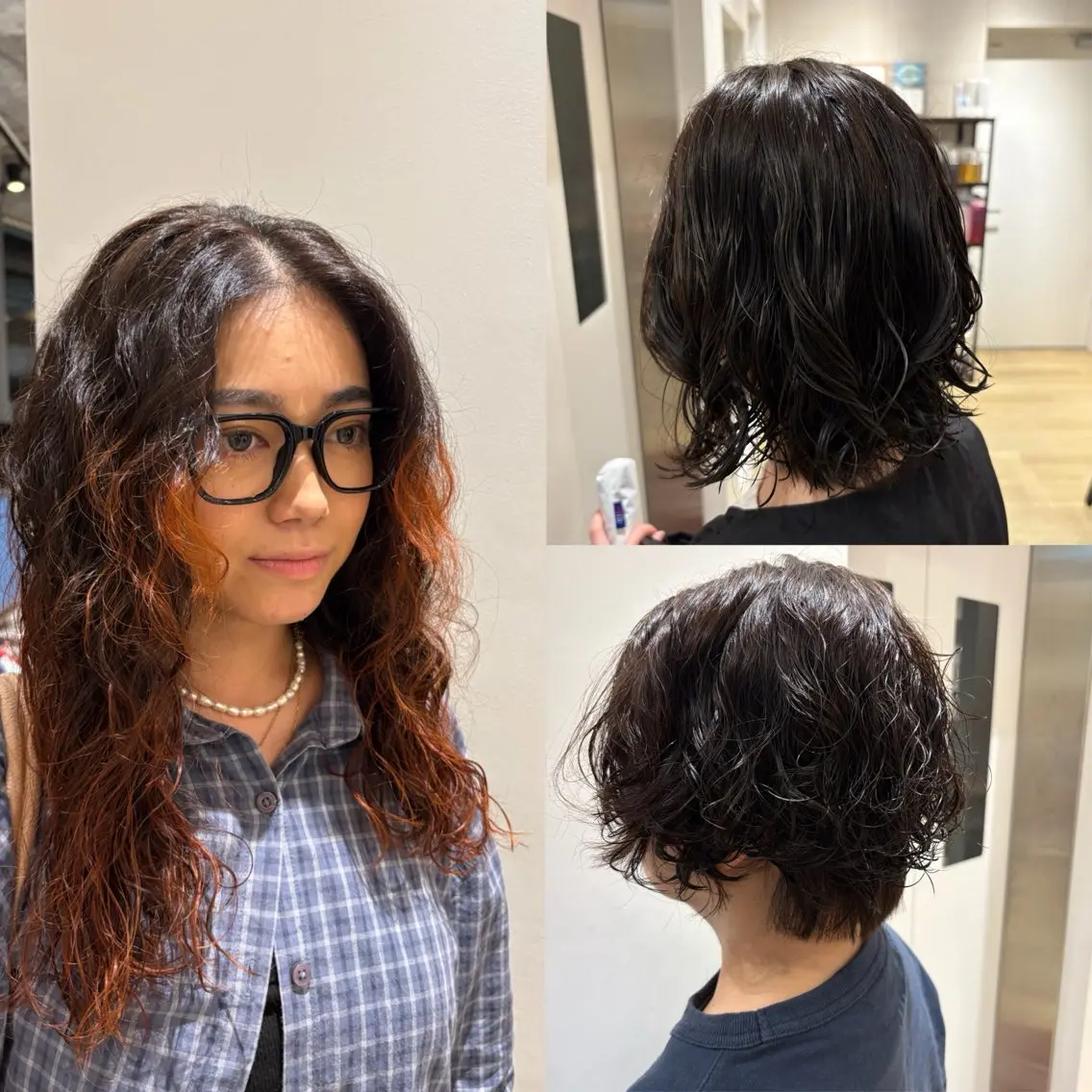 パーマ パーマ ニワ サクラコのヘアスタイル