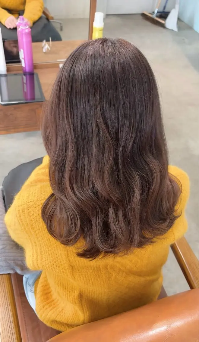 セミロング カット ヘアカラー トリートメント SONO 【一宮】のヘアスタイル