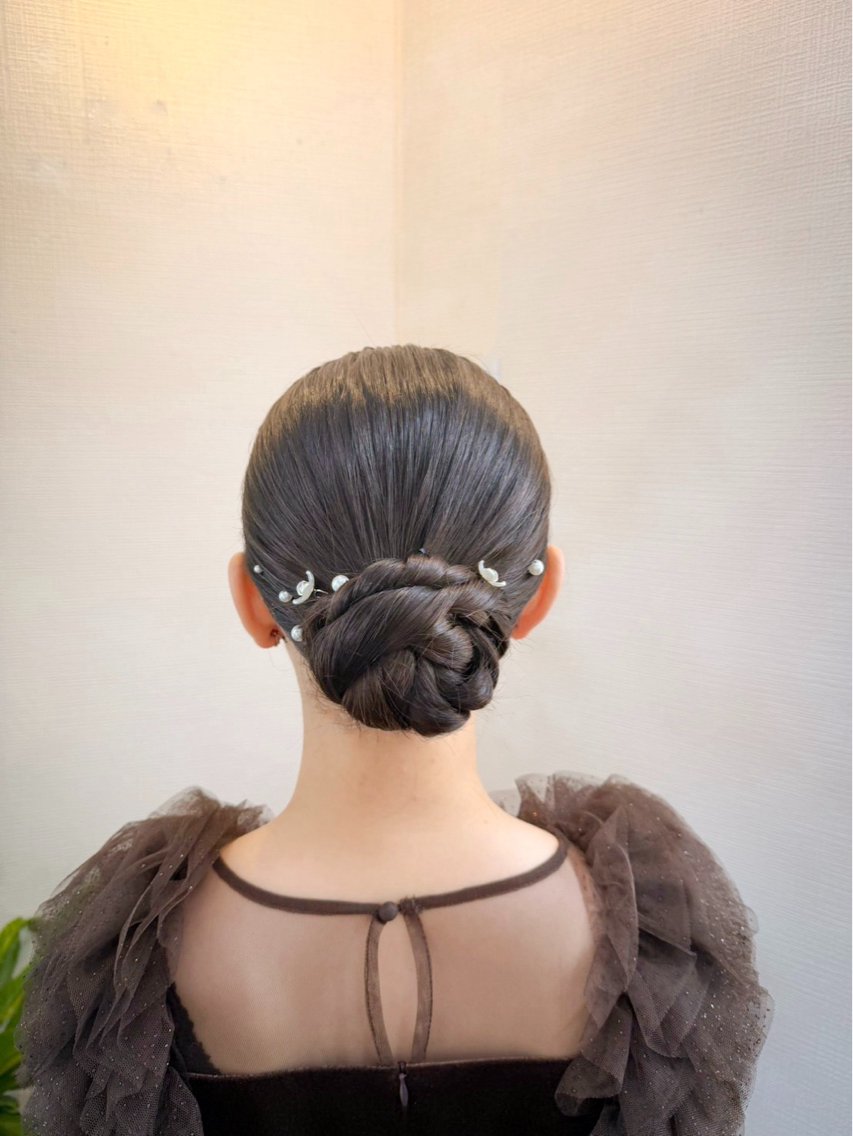 ヘアアレンジ ヘアセット hair make もりした　ゆうのヘアスタイル