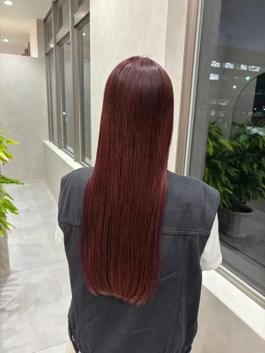 カラー ヘアカラー 中井 香菜のヘアスタイル