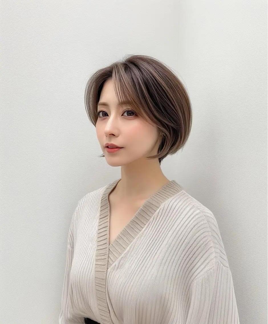 ショート ショートヘア ダメージ、複雑履歴 の髪質改善　松本雄光のヘアスタイル