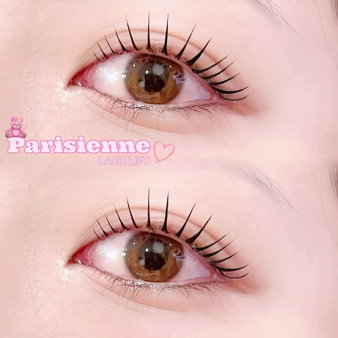 パリジェンヌラッシュリフト👁︎💕︎︎【コーティング付き束感も可🖤】限定価格✨️の写真