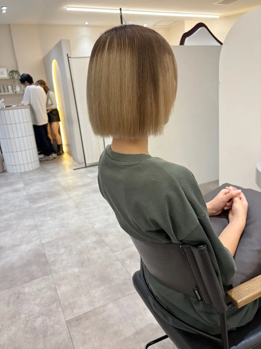 ［✨ブリーチ毛限定✨］酸性縮毛矯正ストレート🔥の写真
