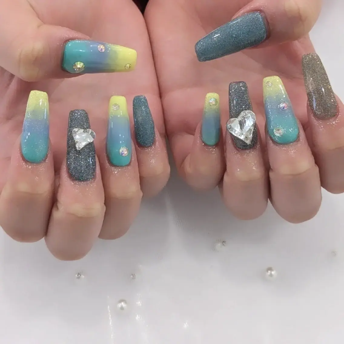 ネイル スカルプネイル Lily nail 船橋 yuki🍒のネイルデザイン