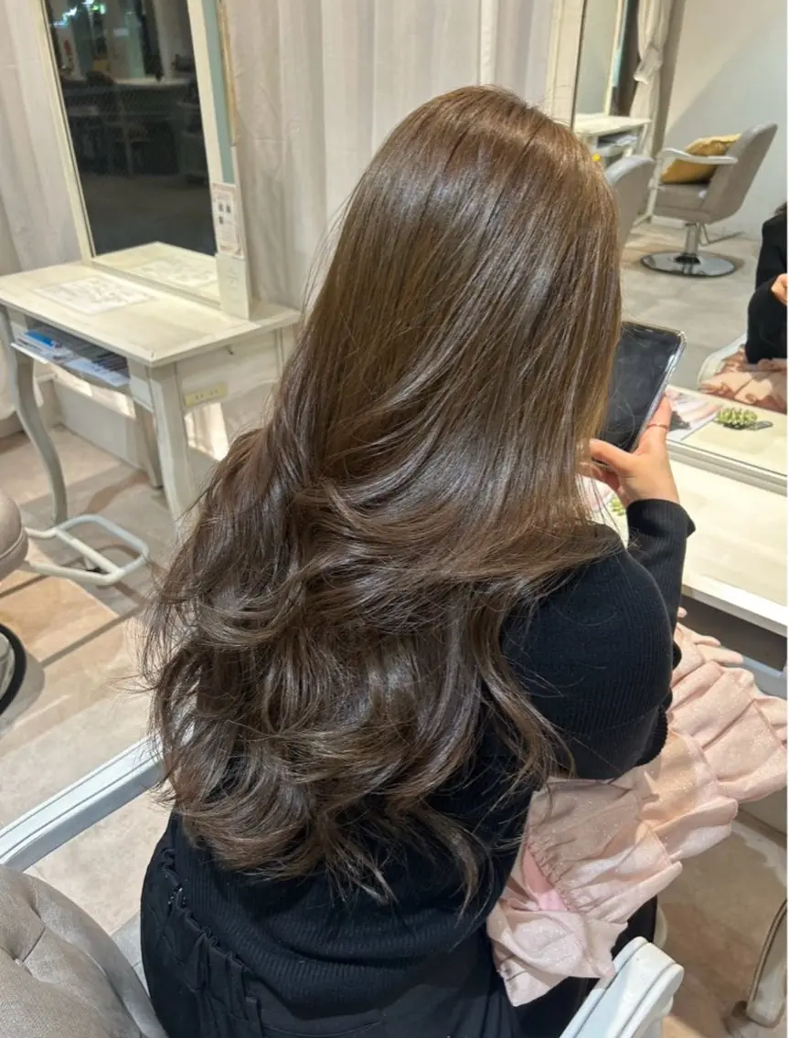 ✂️ミニモ限定レディースカットカラー🌈(ミディアム～ロング)の写真