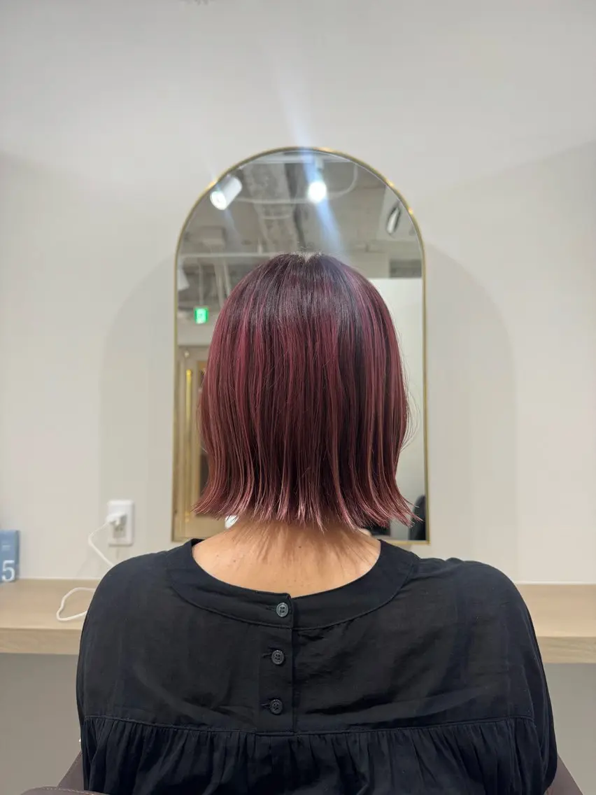 ショート カラー カット ヘアカラー トリートメント 🌬️attrait 髪質改善/個室サロンのヘアスタイル