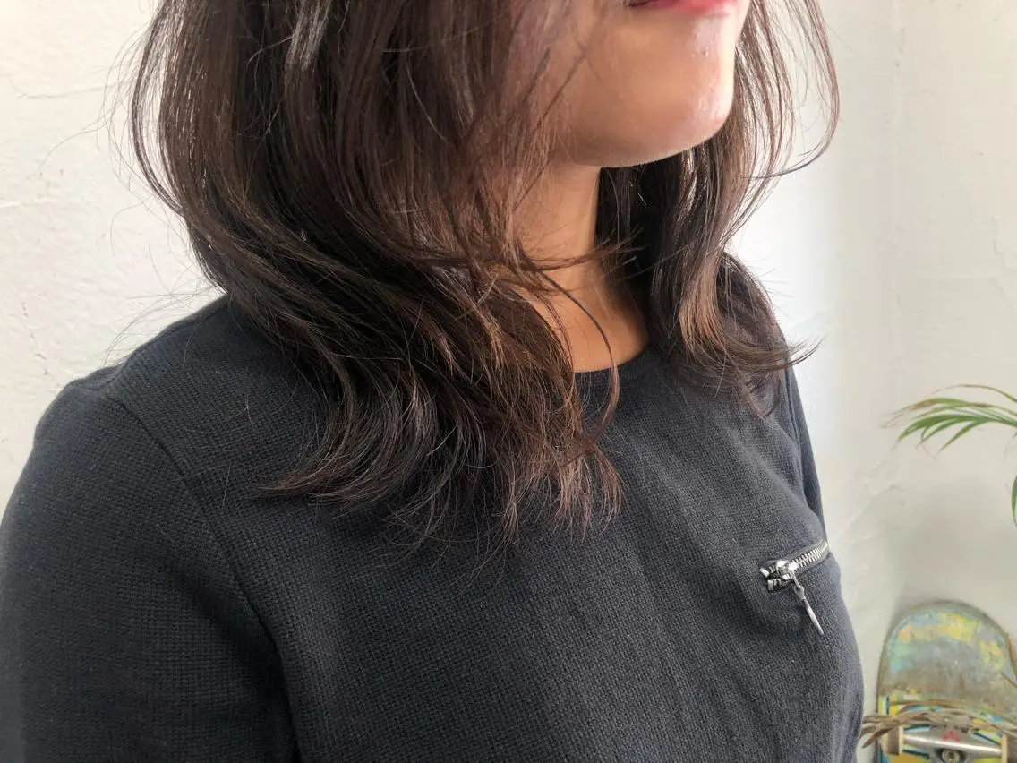 セミロング カラー ヘアアレンジ キッズ 眠れるヘッドスパ✨ chacoのヘアスタイル