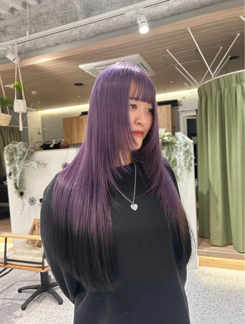 ロング ヘアカラー hair&eye🎀 /momoKaのヘアスタイル